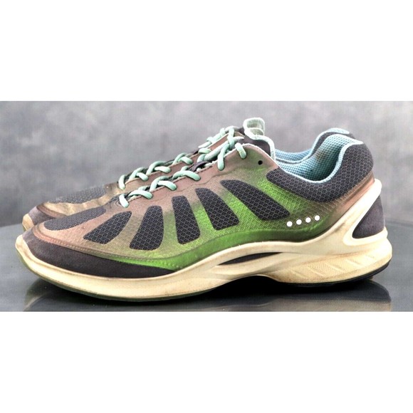 ECCO Biom Performance $130 Women's Trainers Shoes Size EU 39 US 8-8.5 Gray Green - Picture 2 of 10